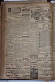 Página do jornal Correio do Ceará de agosto de 1930
