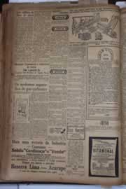 Página do jornal Correio do Ceará de agosto de 1930