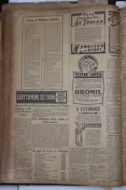 Página do jornal Correio do Ceará de agosto de 1930