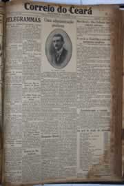 Página do jornal Correio do Ceará de setembro de 1930