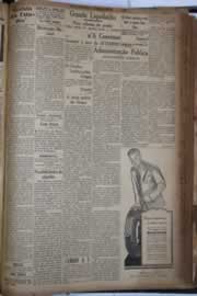 Página do jornal Correio do Ceará de setembro de 1930