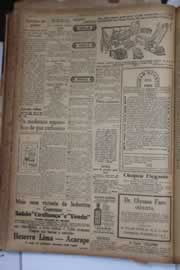 Página do jornal Correio do Ceará de setembro de 1930