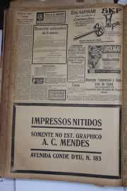 Página do jornal Correio do Ceará de setembro de 1930