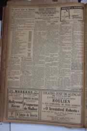 Página do jornal Correio do Ceará de setembro de 1930