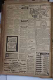 Página do jornal Correio do Ceará de setembro de 1930