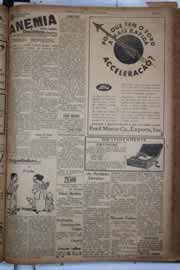 Página do jornal Correio do Ceará de setembro de 1930