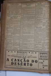 Página do jornal Correio do Ceará de setembro de 1930