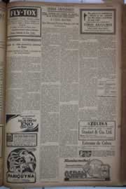 Página do jornal Correio do Ceará de setembro de 1930
