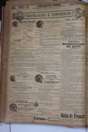 Página do jornal Correio do Ceará de setembro de 1930