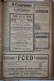 Página do jornal Correio do Ceará de setembro de 1930