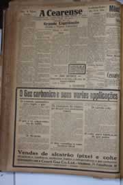 Página do jornal Correio do Ceará de setembro de 1930
