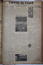 Página do jornal Correio do Ceará de setembro de 1930