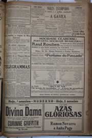 Página do jornal Correio do Ceará de setembro de 1930