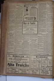 Página do jornal Correio do Ceará de setembro de 1930