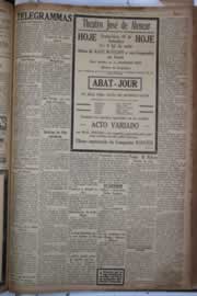 Página do jornal Correio do Ceará de setembro de 1930
