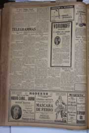 Página do jornal Correio do Ceará de setembro de 1930