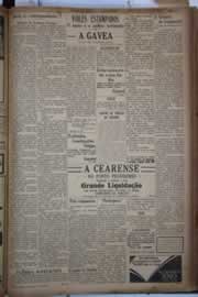 Página do jornal Correio do Ceará de setembro de 1930
