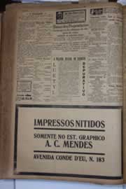 Página do jornal Correio do Ceará de setembro de 1930