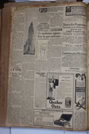 Página do jornal Correio do Ceará de setembro de 1930