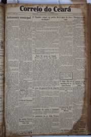 Página do jornal Correio do Ceará de outubro de 1930