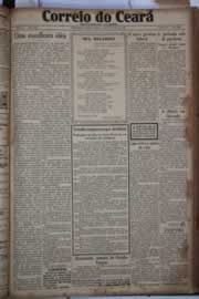 Página do jornal Correio do Ceará de outubro de 1930