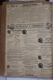 Página do jornal Correio do Ceará de outubro de 1930