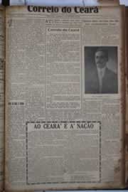 Página do jornal Correio do Ceará de outubro de 1930