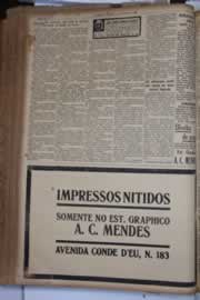 Página do jornal Correio do Ceará de outubro de 1930