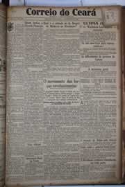 Página do jornal Correio do Ceará de outubro de 1930