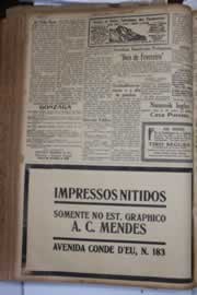 Página do jornal Correio do Ceará de outubro de 1930