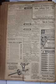 Página do jornal Correio do Ceará de outubro de 1930