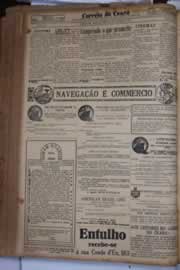 Página do jornal Correio do Ceará de outubro de 1930