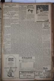 Página do jornal Correio do Ceará de outubro de 1930