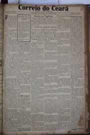 Página do jornal Correio do Ceará de outubro de 1930