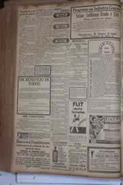 Página do jornal Correio do Ceará de novembro de 1930