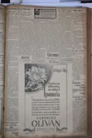Página do jornal Correio do Ceará de dezembro de 1930