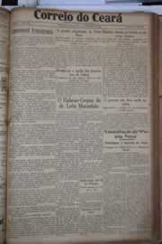 Página do jornal Correio do Ceará de dezembro de 1930