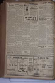 Página do jornal Correio do Ceará de dezembro de 1930