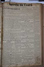 Página do jornal Correio do Ceará de dezembro de 1930