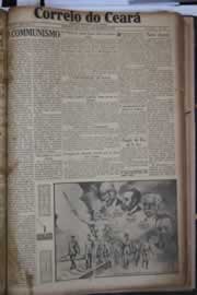 Página do jornal Correio do Ceará de dezembro de 1930