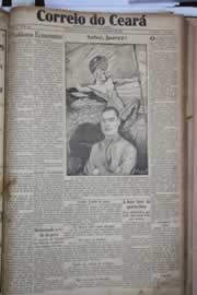 Página do jornal Correio do Ceará de dezembro de 1930