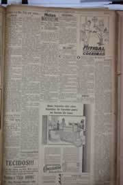 Página do jornal Correio do Ceará de dezembro de 1930
