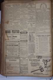Página do jornal Correio do Ceará de dezembro de 1930