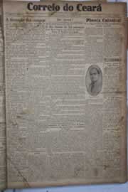 Página do jornal Correio do Ceará de janeiro de 1931