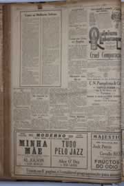 Página do jornal Correio do Ceará de janeiro de 1931