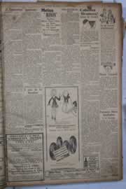 Página do jornal Correio do Ceará de janeiro de 1931