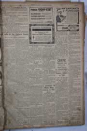 Página do jornal Correio do Ceará de janeiro de 1931