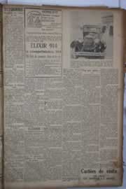 Página do jornal Correio do Ceará de janeiro de 1931