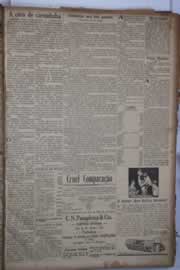 Página do jornal Correio do Ceará de janeiro de 1931