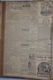 Página do jornal Correio do Ceará de janeiro de 1931